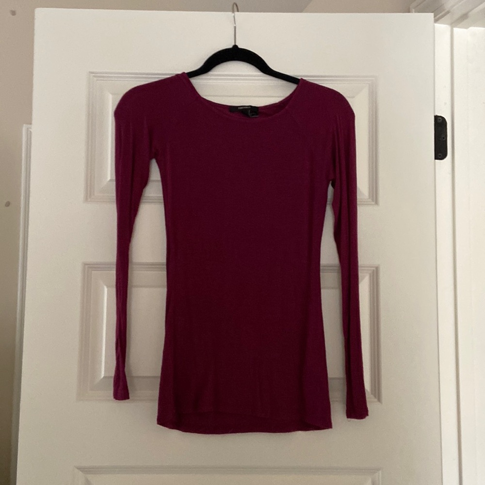 soft maroon shirt